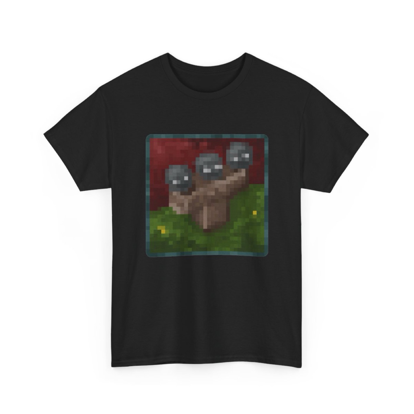 Wither Boss Painting Pixel Art T-Shirt